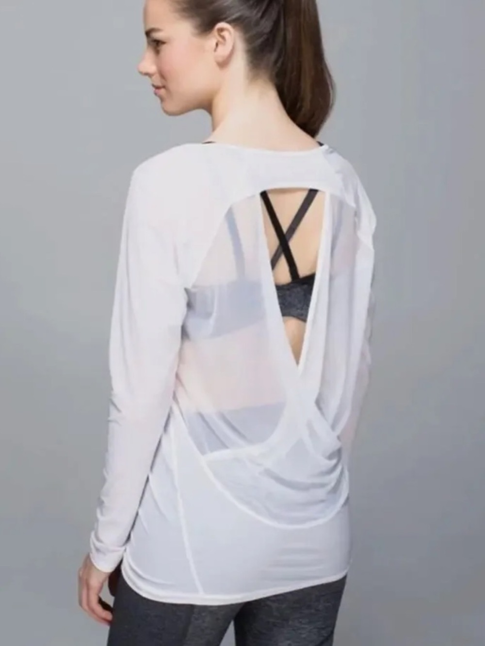 Lululemon If You’re Lucky White Long Sleeve
